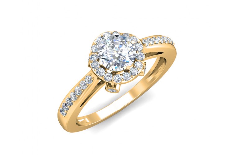 Anmi Diamond Solitaire Ring